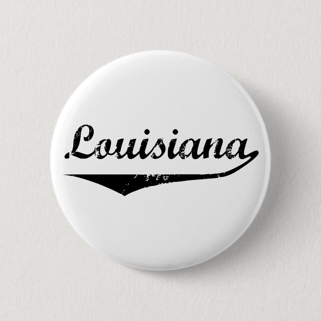 Louisiana 6 Cm Round Badge (Front)