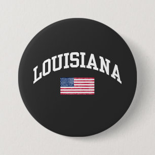 Louisiana 7.5 Cm Round Badge