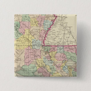 Louisiana 8 15 cm square badge