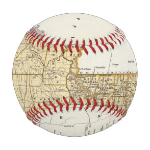 Louisiana Atlas Map Baseball