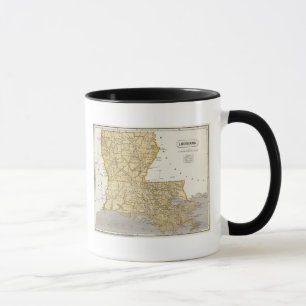 Louisiana Atlas Map Mug