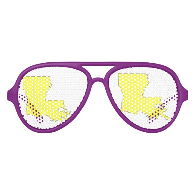 LOUISIANA AVIATOR SUNGLASSES (Front)