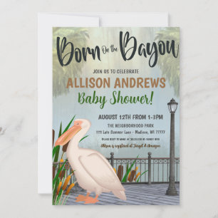 Louisiana Bayou Baby Shower Invitation