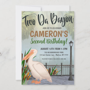 Louisiana Bayou Birthday Invitation