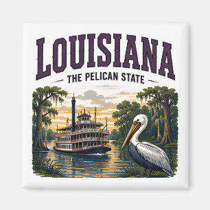 Louisiana Bayou Heritage Adventure Magnet