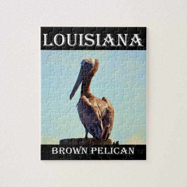 Louisiana Brown Pelican 2.jpg Jigsaw Puzzle (Vertical)