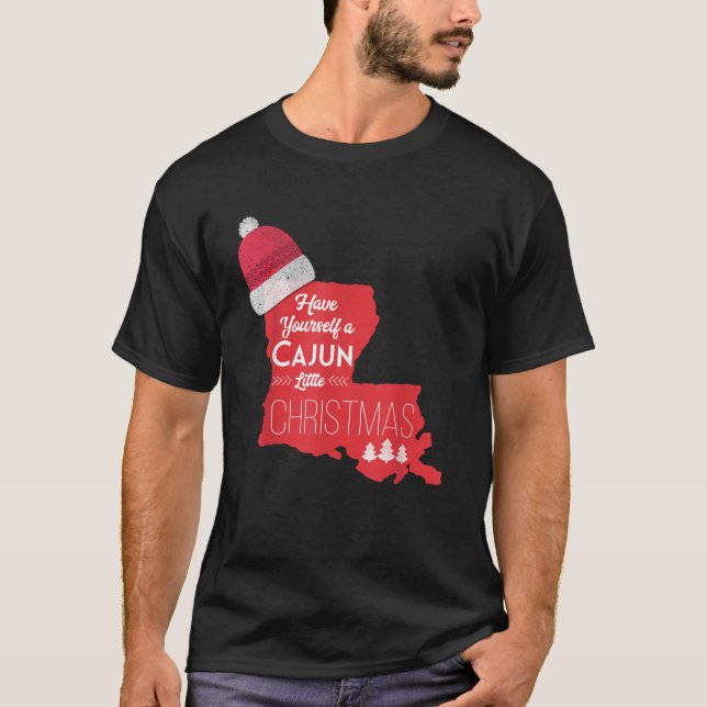 Louisiana Cajun Christmas Holiday   T-Shirt (Front)