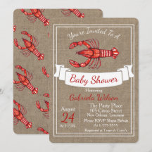 Louisiana Cajun Crawfish Baby Shower