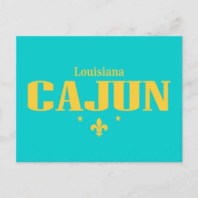 Louisiana Cajun Postcard (Front)