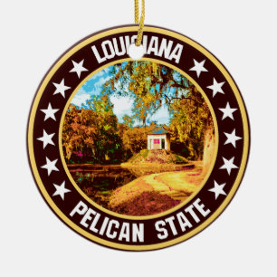 Louisiana                                          ceramic tree decoration