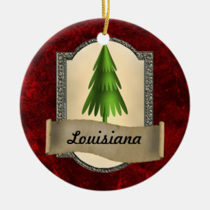 Louisiana Christmas Ornament