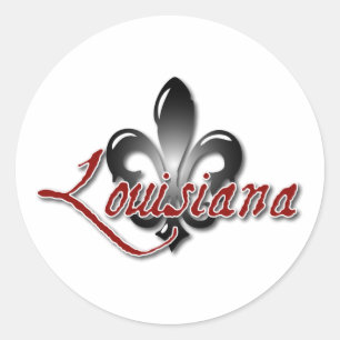 Louisiana Classic Round Sticker