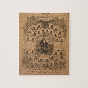 Louisiana Constitution and Convention Members 1868 Jigsaw Puzzle