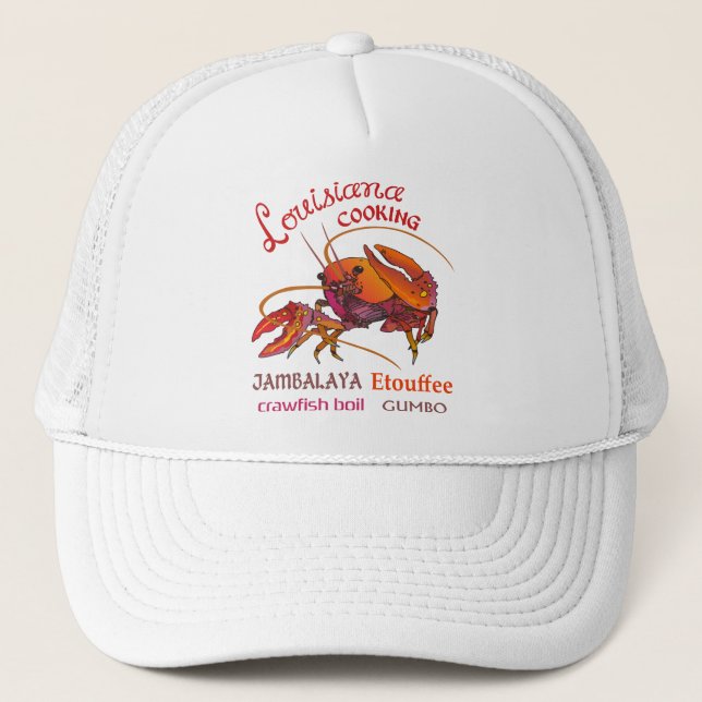 Louisiana Cooking Trucker Hat (Front)