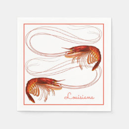 Louisiana Crayfish Napkin