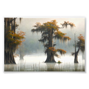 Louisiana Cypress Swamp, Louisiana Art, Swamp Photo Print