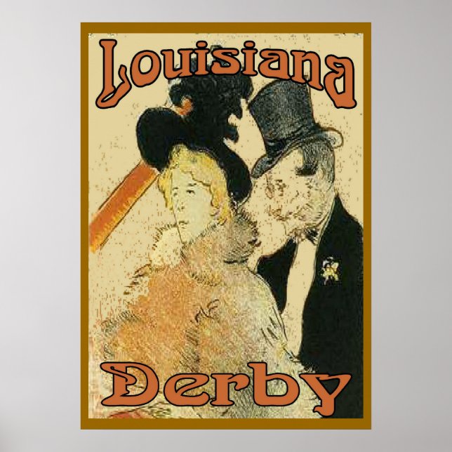Louisiana Derby Poster (Front)