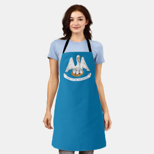 Louisiana flag apron