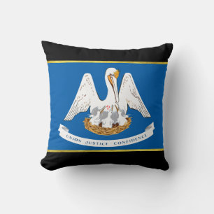 Louisiana flag cushion