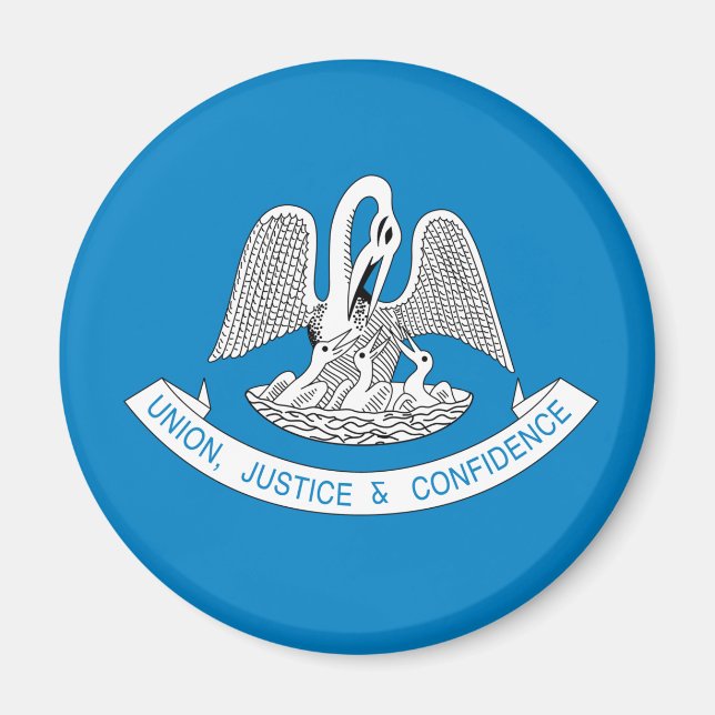 LOUISIANA Flag Design - Magnet (Front)