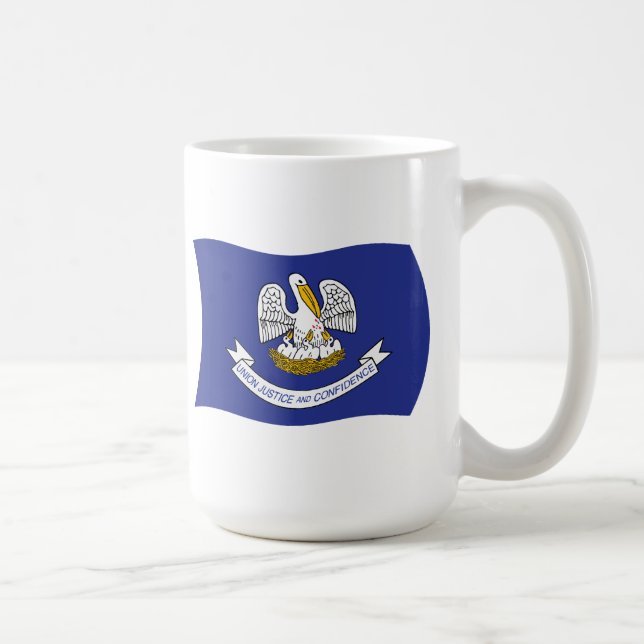 Louisiana Flag Mug (Right)