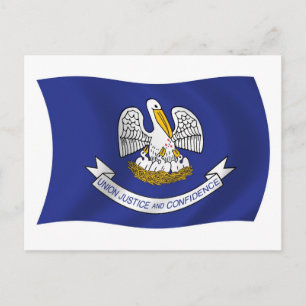 Louisiana Flag Postcard