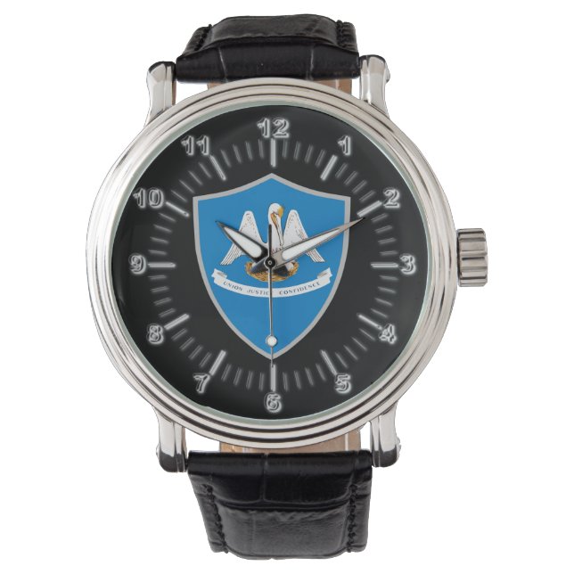 Louisiana flag watch (Front)