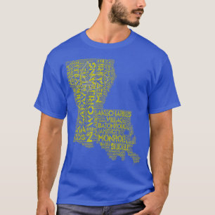 Louisiana for Women Men Youth Novelty Cities T-Shirt