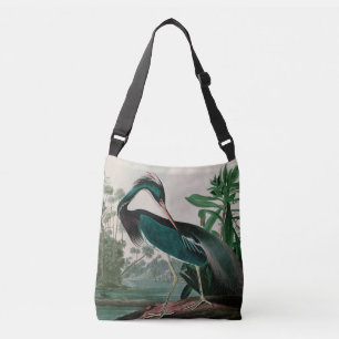 Louisiana Heron Birds of America Audubon Print Crossbody Bag