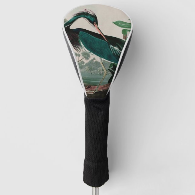 Louisiana Heron Birds of America Audubon Print Golf Head Cover (Front)