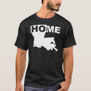 Louisiana Home Away From State T-Shirt Tees