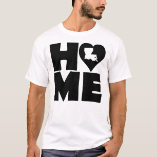 Louisiana Home Heart State Tees T-Shirt