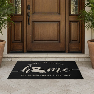 Louisiana Home State Personalised Doormat