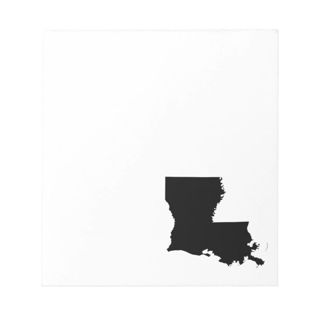 Louisiana in Black and White Notepad (Front)
