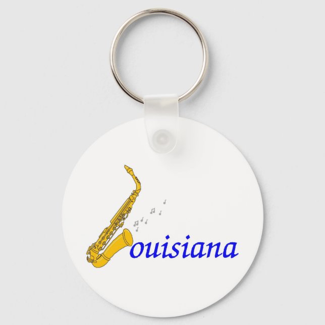 louisiana jazz key ring (Front)