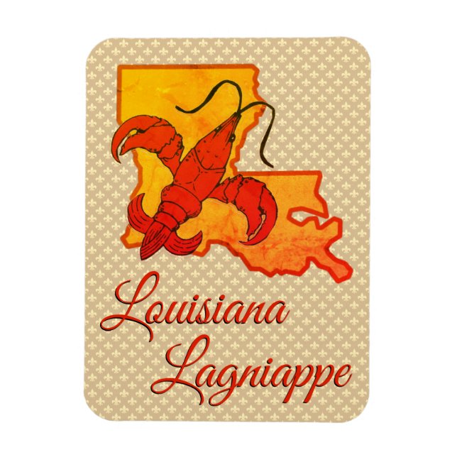Louisiana Lagniappe Magnet (Vertical)