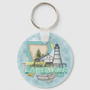 Louisiana Lighthouse keychain