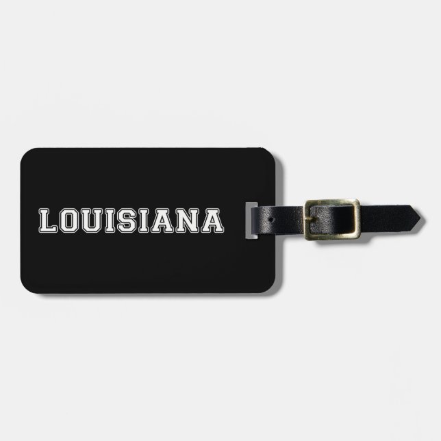 Louisiana Luggage Tag (Front Horizontal)
