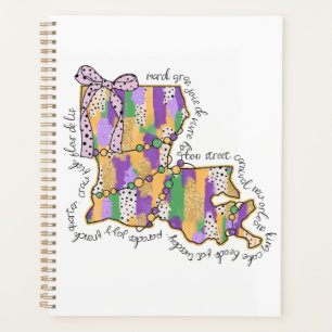 Louisiana Mardi Gras Bourbon Street Carnival Planner