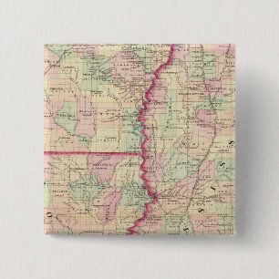 Louisiana, Mississippi 15 Cm Square Badge