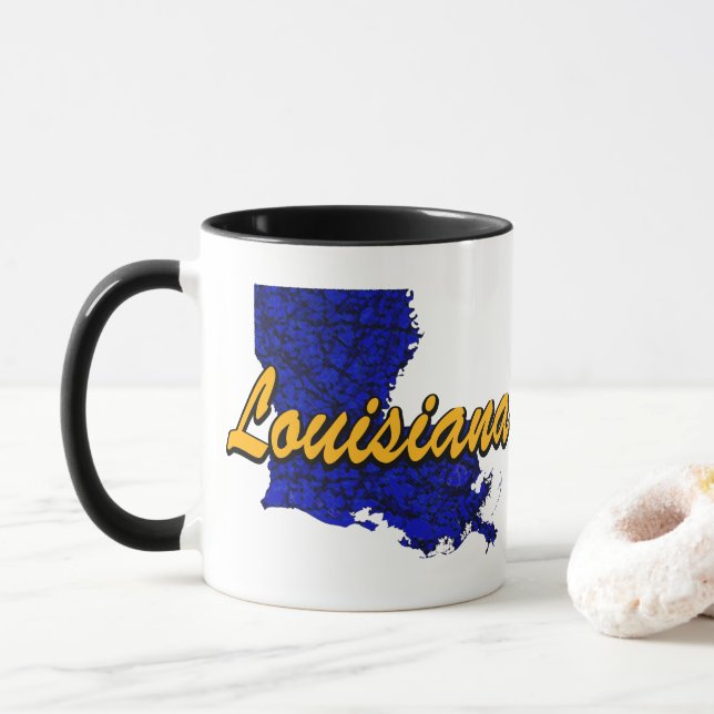 Louisiana Mug (With Donut)