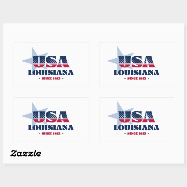 Louisiana My Home State Sticker (Sheet)