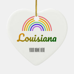 Louisiana - New Orleans - Vintage Ceramic Tree Decoration