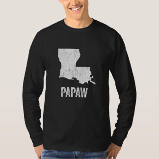 Louisiana Papaw Louisiana Silhouette State Coolest T-Shirt