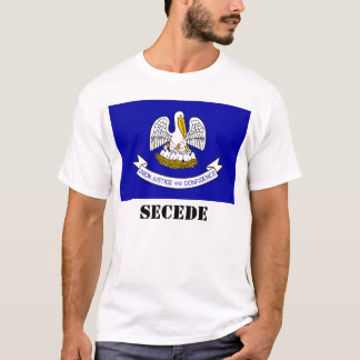 louisiana-pelican-flag, SECEDE T-Shirt