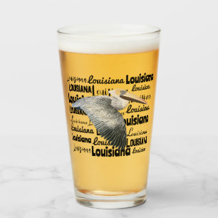 Louisiana Pelican Glass