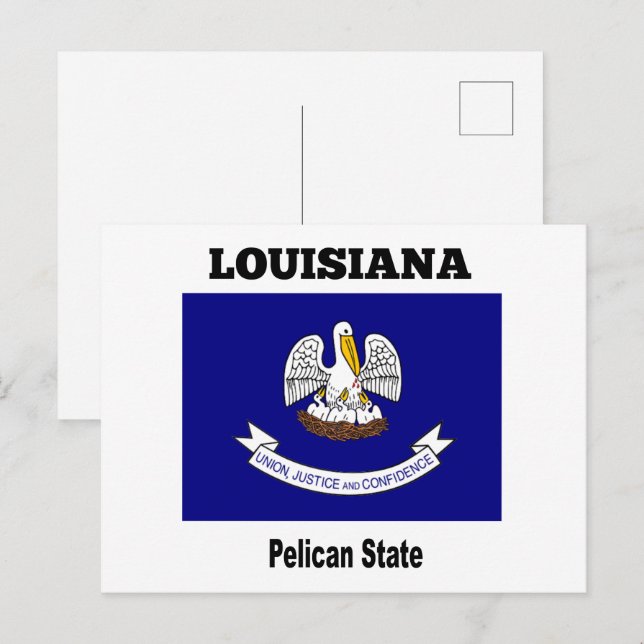 Louisiana, Pelican State, Postcard (Front/Back)