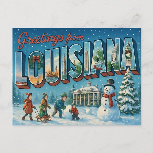 LOUISIANA Postcard (Front)