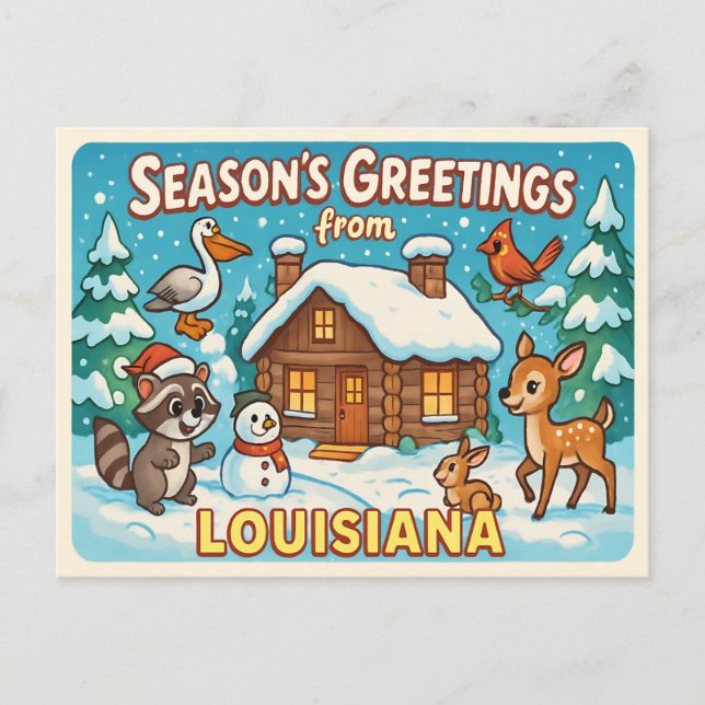 LOUISIANA Postcard (Front)