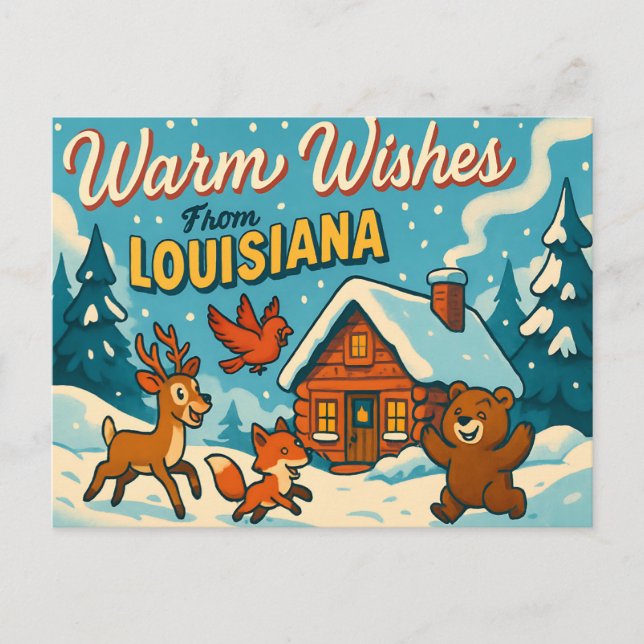 LOUISIANA Postcard (Front)